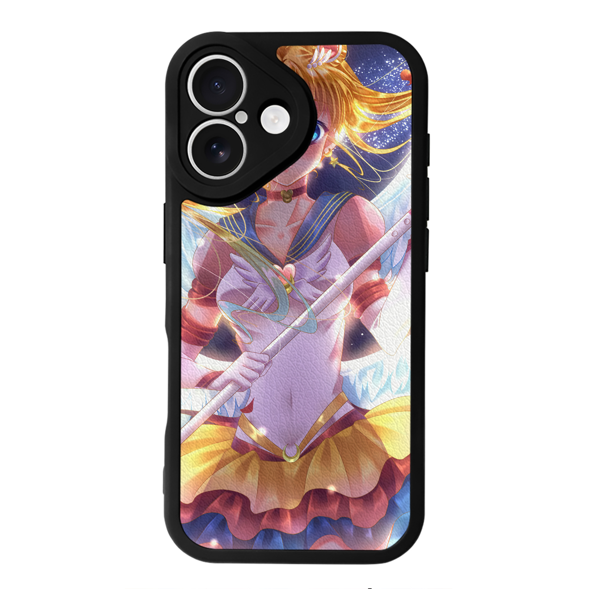 （画像用） 美少女戦士セーラームーン Sailor Moon 【iPhone 16シリーズ対応】シリコンスマホケース（レザー調） 材質：シリコン